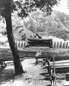 Hollywood Bowl im Jahre 1922