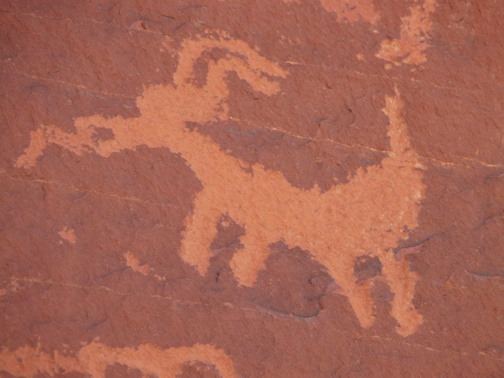 Felsmalerei der Anasazi Indianer Felsmalerei der Anasazi Indianer