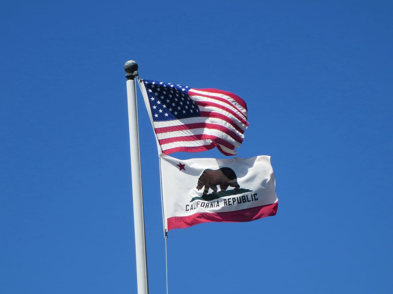 Flagge Fahne : Kalifornien Flagge