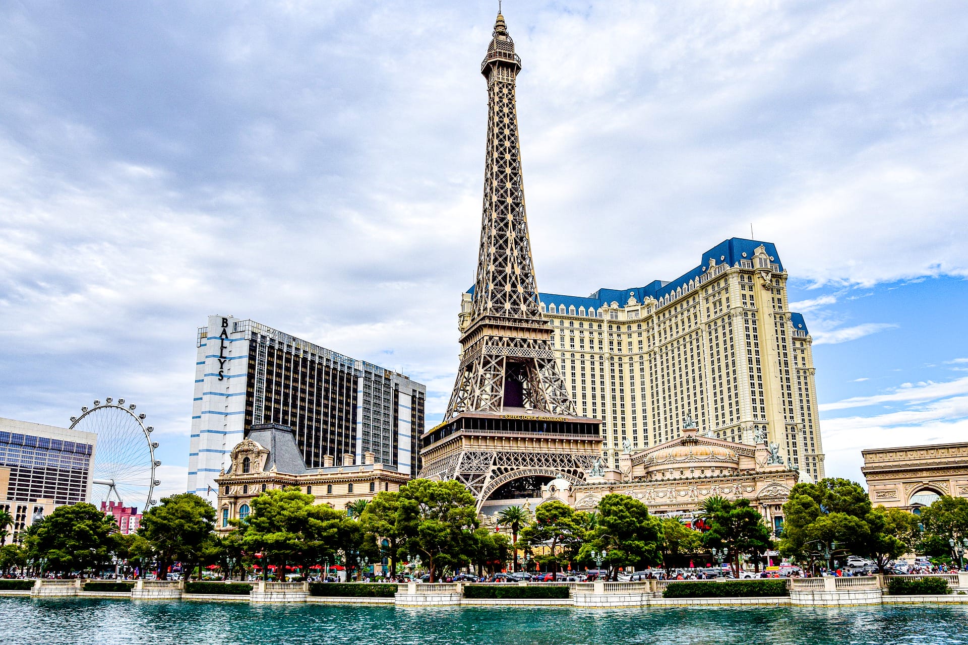 Paris in Las Vegas mit Eiffelturm