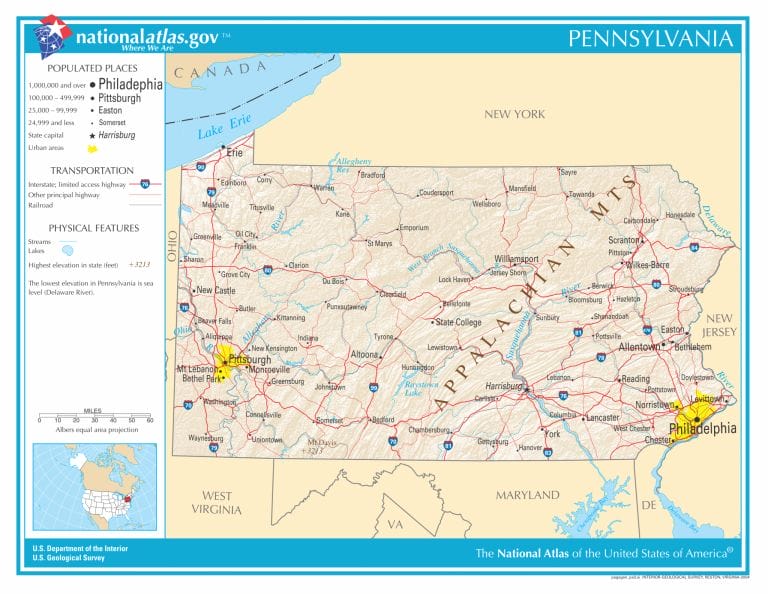 Pennsylvania Keystone State und Wiege der Nation