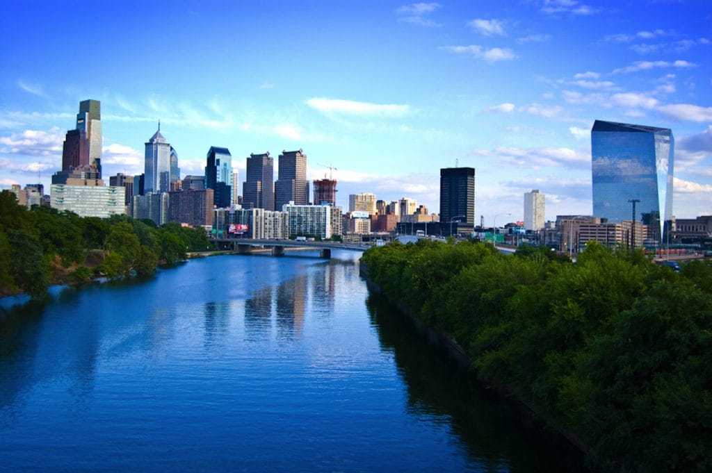 Skyline von Philadelphia, Pennsylvania