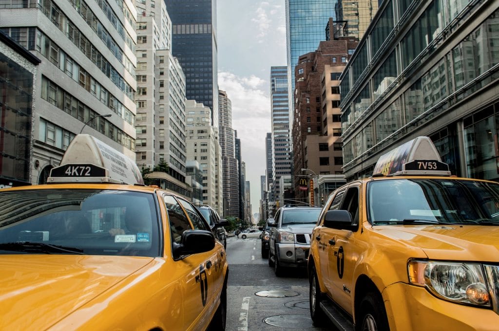 Taxi fahren in New York